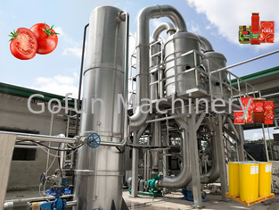 SUS 304 / 316L Linia do przetwarzania ketchupu pomidorowego Oszczędność energii 10 - 100 T / D