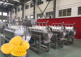 500T / D Przemysłowa linia do przetwarzania dżemu z mango Maszyna do produkcji świeżych owoców