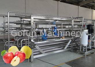 Maszyna do sterylizacji Ss304 UHT Kompletna linia do przetwarzania pasty owocowej