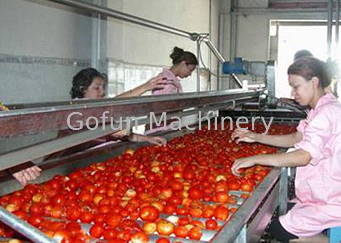 Sus304 Linia do przetwarzania pomidorów Maszyna do produkcji pasty pomidorowej 3/5 ton na godzinę