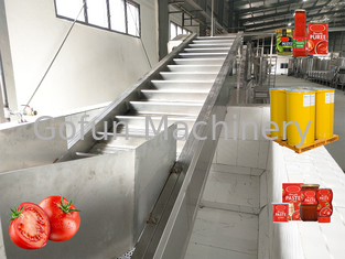 Stal nierdzewna 304 Materiał Koncentrat koncentratu sosu pomidorowego Linia do przetwarzania Oszczędność wody
