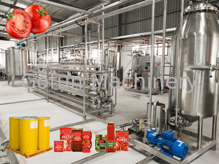 Linia do przetwarzania pasty pomidorowej 10T / H SUS 304 Oszczędność energii