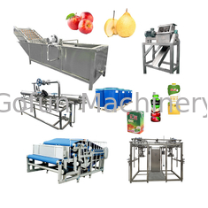 SUS 304 Linia do przetwarzania soku jabłkowego Projekty pod klucz Automatyzacja