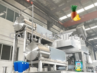 SS304 Automatyczna linia do produkcji skoncentrowanego soku ananasowego 15 T / dzień