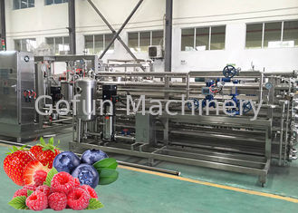 CIP Czyszczenie linii do przetwarzania owoców Maszyna do przetwarzania soków truskawkowych ISO9001