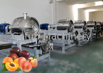 Przemysłowa żywność Standardowa linia do przetwarzania jabłek Oszczędność wody o dużej pojemności