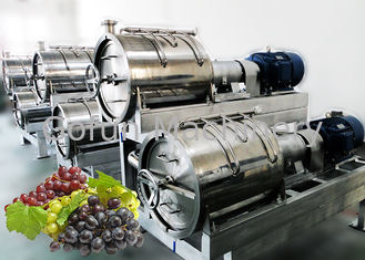 Linia do przetwarzania soków winogronowych o wysokiej zawartości soku Yeild Łatwa obsługa 1 - Wydajność 20T / H
