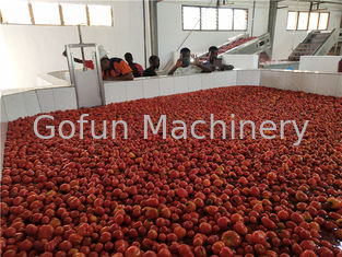 Sus 403 Linia do przetwarzania pomidorów Produkcja sosu 15 kW Recykling wody