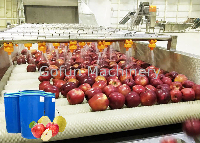 Ss 304 Linia do przetwarzania jabłek / Maszyna do produkcji dżemów owocowych Wysoki poziom sanitarny