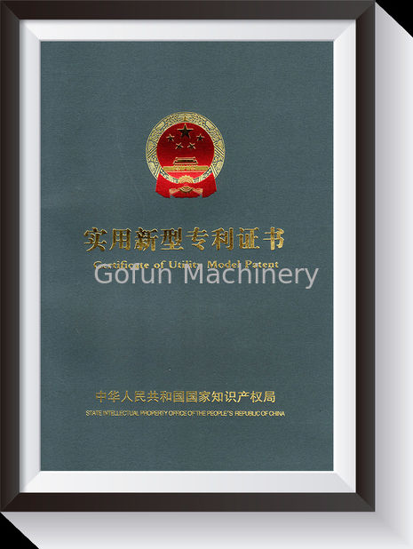 Chiny Shanghai Gofun Machinery Co., Ltd. Certyfikaty